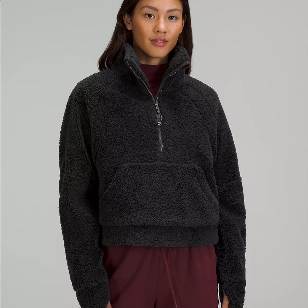 Scuba Oversized Fleece Funnel Neck M/L NWT